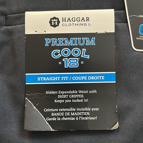 Brand New Men’s Golf Pants Haggar Navy Blue. - Picture 4 of 7